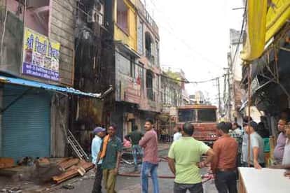 Fire breaks out in general store early morning, causing loss of Rs 50 lakh