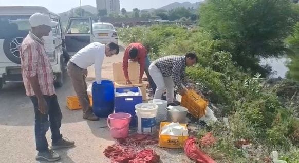 Major Crackdown on Food Adulteration in Jaipur: 400 Kg Paneer and 1150 Litres Milk Destroyed