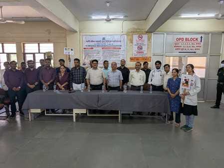 Tips for prevention of depression given in district hospital and medical college