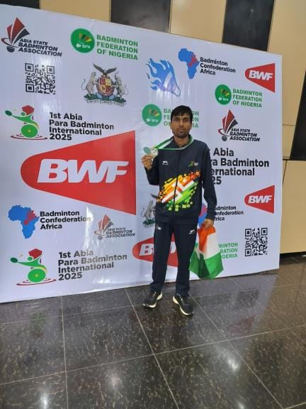 Muntu wins silver medal in Nigeria Para Badminton Championship