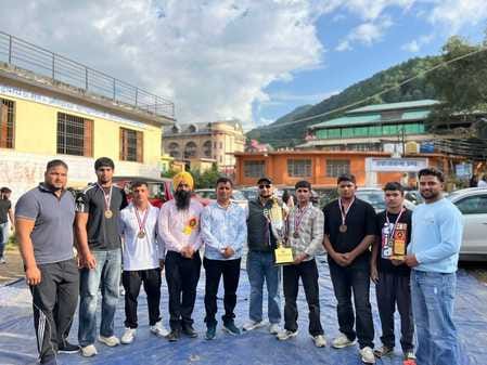 Wrestlers of Akhara Dhwal gave excellent performance