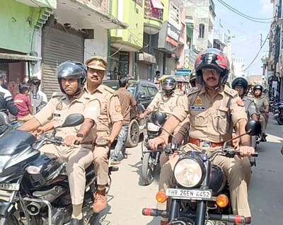 Strict vigilance for Friday prayers and Karva Chauth, police on bikes
