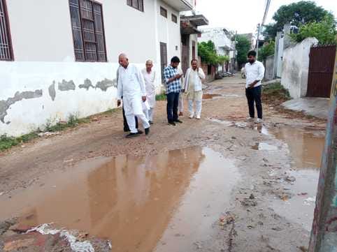 First the rain and now the festival have halted development work.