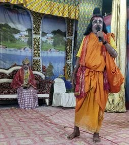The audience's eyes became moist after watching the enactment of Sita's abduction in Ramlila