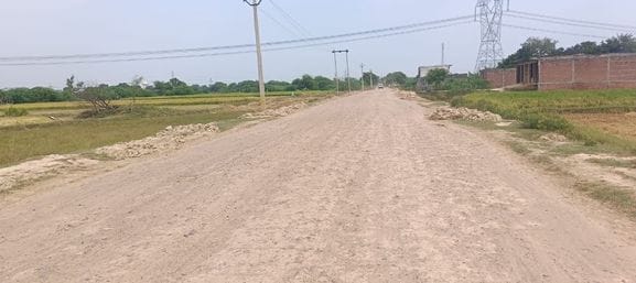 Forest department's obstruction, Tilakpur Farm road hanging