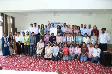 48 girl students were honored with scholarships.