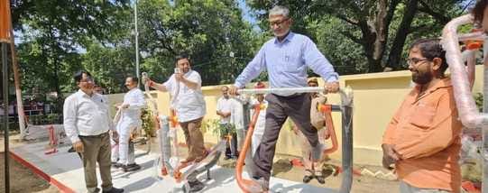 Open gyms will be built at 45 places with an investment of Rs 3.70 crore.