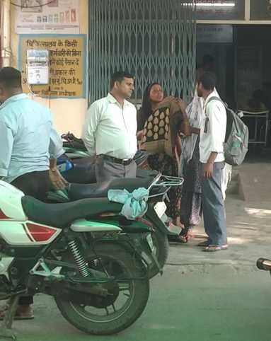 An elderly woman from Khurja died of fever in the district hospital