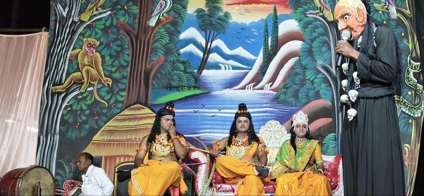 Lakshmana cuts off Shurpanakha's nose, Khardushan's killing and Sita's abduction are staged.
