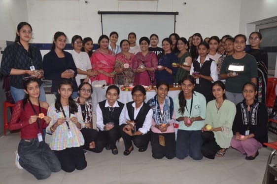 Taught girl students how to make candles