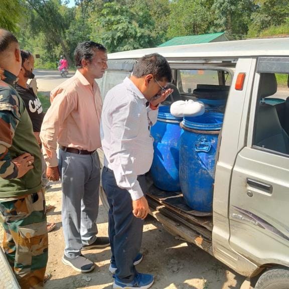 Six samples of milk, curd, cheese and khoya were taken.