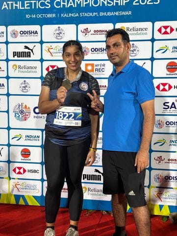 Jalalpur's Elish became the golden fairy by breaking the seven-year-old record in shot put.