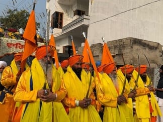 Nagar Kirtan and Shobha Yatra taken out from Gurudwara
