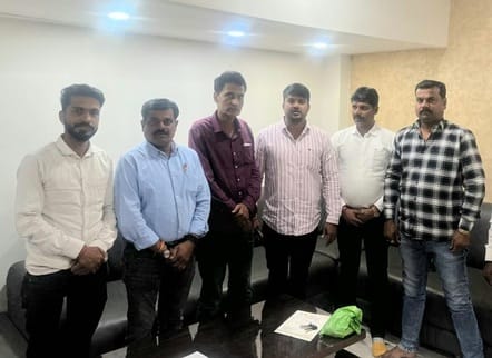 कार्यक्रम की तैयारी में जुटा प्रजापति समाज।