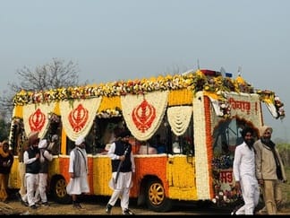 A wave of devotion surged in the grand Nagar Kirtan Yatra