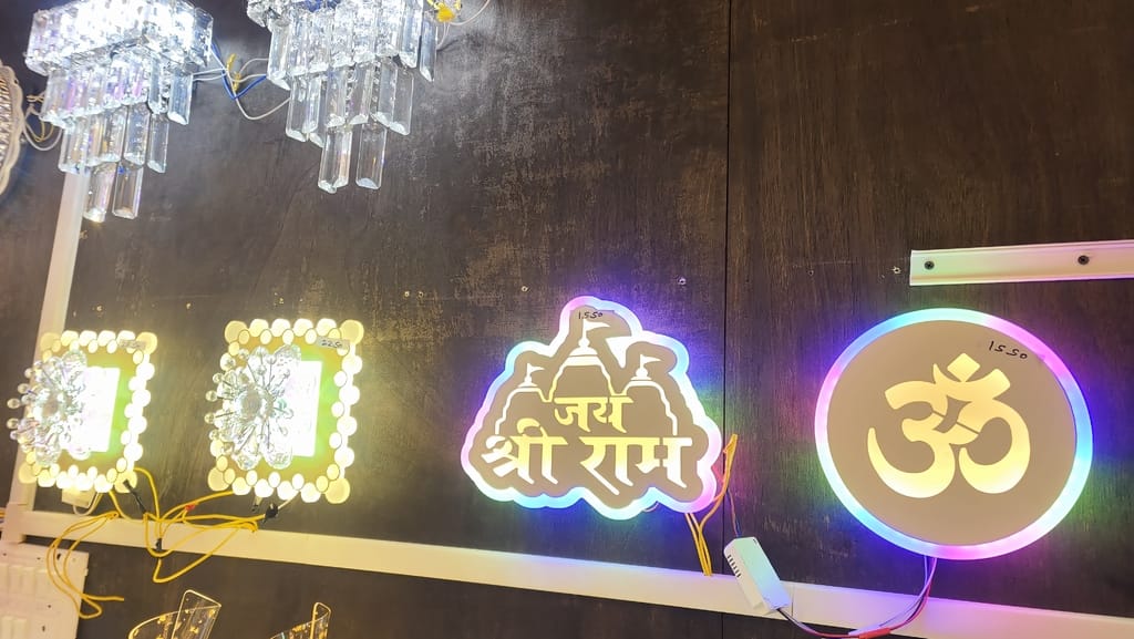 The market is abuzz with festoons, with electronic firecracker mats becoming a major attraction