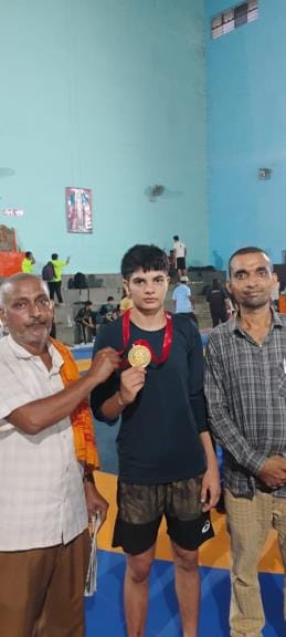Shivani won gold in the wrestling competition.