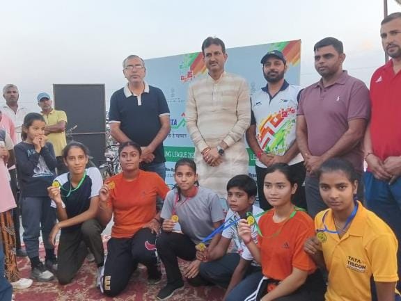 Sujata and Ruchika were first in the cycling league.