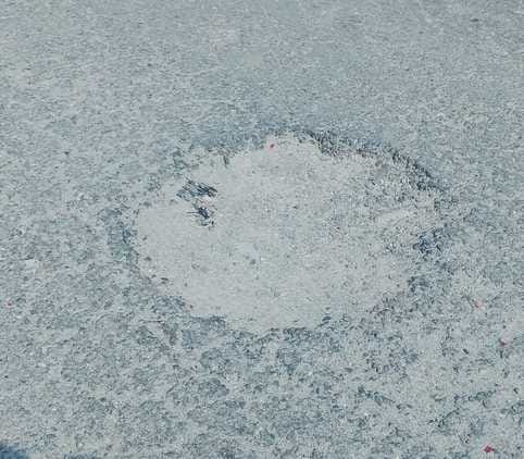 Potholes on Barsaat Road cause trouble
