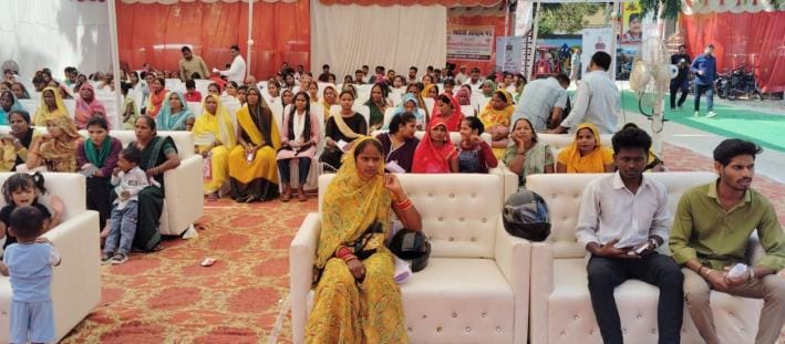 People enjoying cultural programs at the Swadeshi Fair