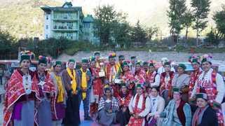 Kamru won the tug-of-war competition and Mahila Mandal Pudo won the cultural competition.