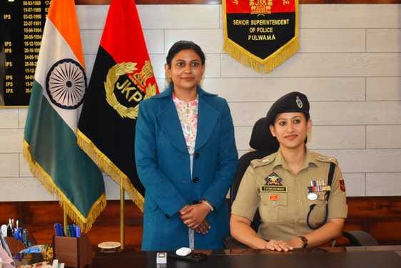 Pulwama, Tanushree, SSP Taken Charge