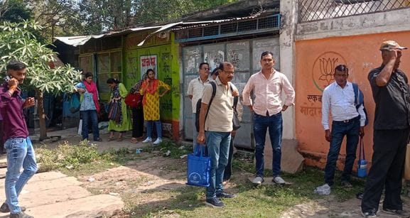 Less than 50 percent candidates appeared at eight centers