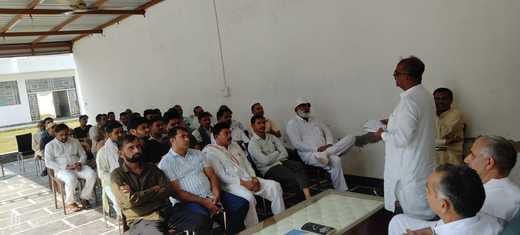 Training classes for village committees