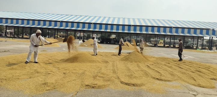 So far, 7,23,470 quintals have been procured out of 9,33,490 quintals received.