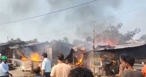 Bettiah bihar news Cylinder blast four including policeman injured today news police investigation in bettiah