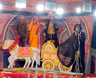 Ravana disguised himself as a sage and abducted Sita.