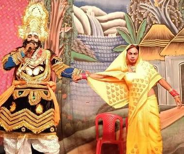 The audience was moved by the scene of Sita's abduction.