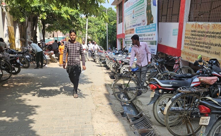 Broken drain in CHC poses risk of accident
