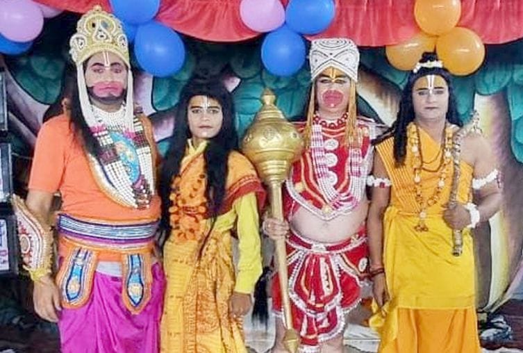 The dramas of Sita Haran and Lanka Dahan captivated the audience.