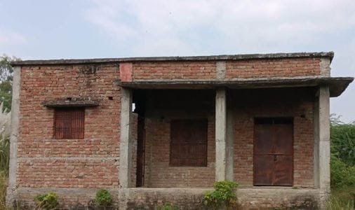 Anganwadi centres are running in unfinished buildings, homes and schools.