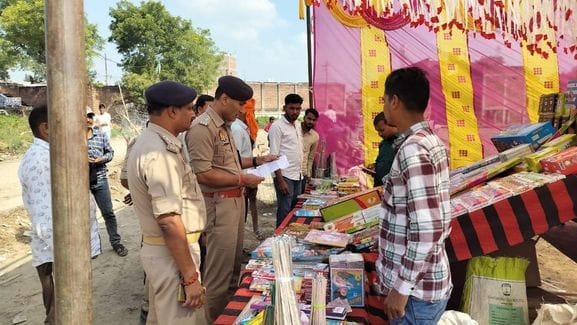 A cache of 113 quintals of firecrackers worth Rs 19 lakh was seized in three days.