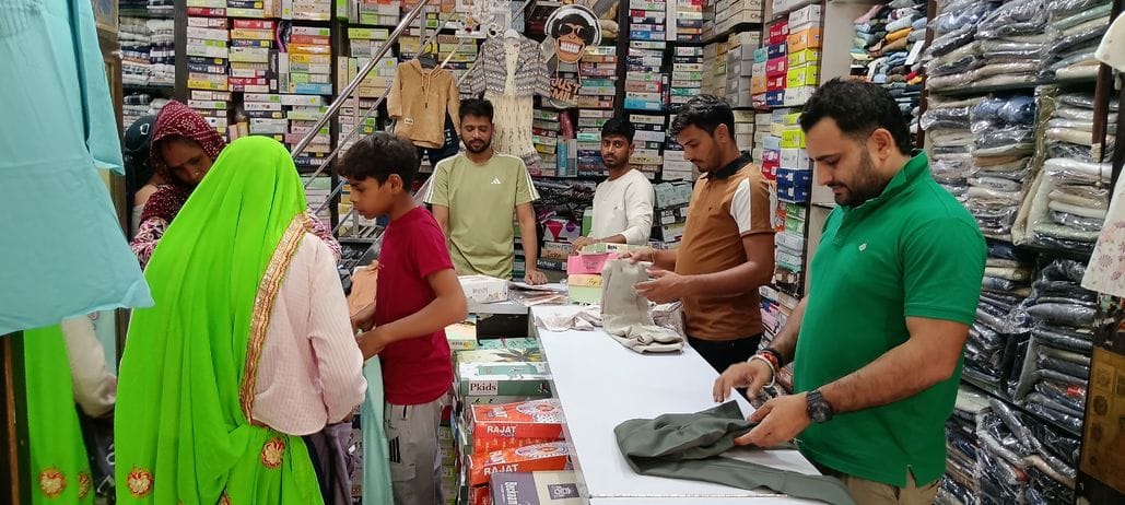 Readymade garments business increased due to Diwali and wedding season