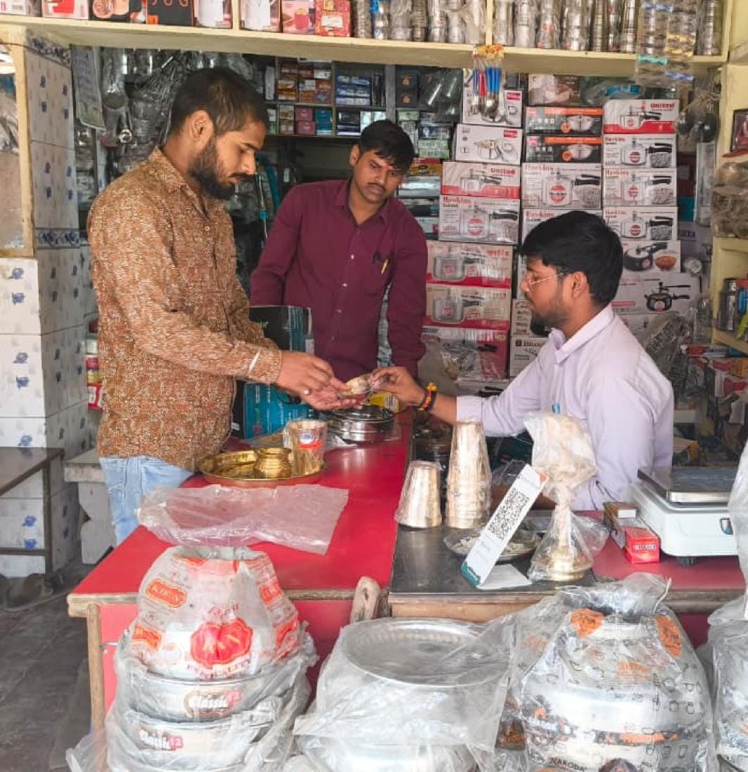 Increased demand for brass, copper and flower pots on Dhanteras