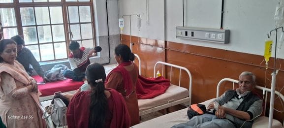 Resources for patients in the emergency ward are running low.