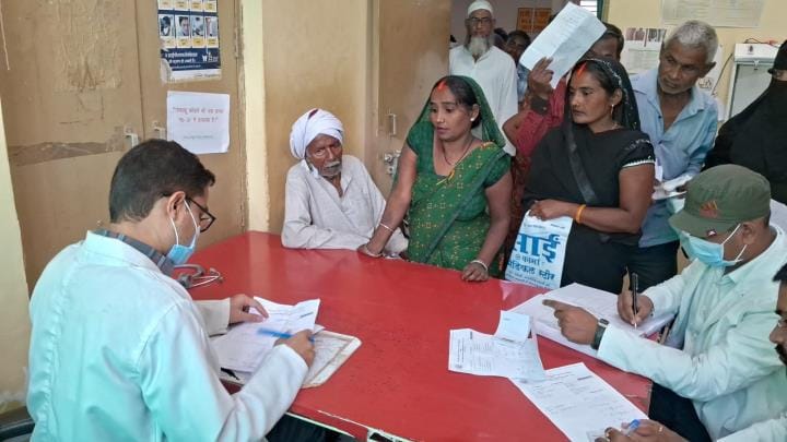 Crowds in OPD, long queues for tests and medicines