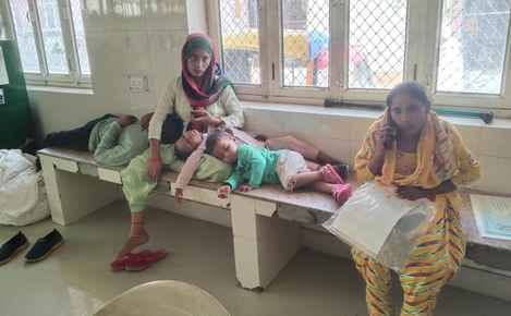 Disabled people waited for hours for the doctor