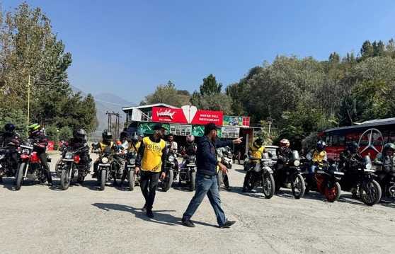 Srinagar, Kashmir Riders Club, Save Earth Ride, Gandherbal