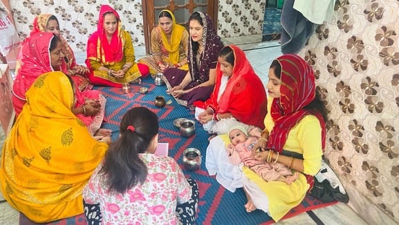 Mothers observe Ahoi Ashtami fast for the long life of their sons.