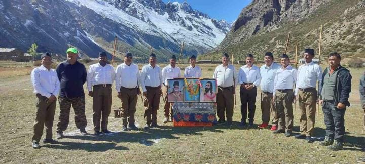 The march was carried out at an altitude of over 11,000 feet.