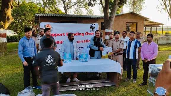 Director General Forest reached PTR, distributed watch tower kits