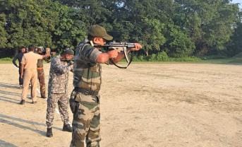 Head Constable Vineesh Kumar became the best target shooter