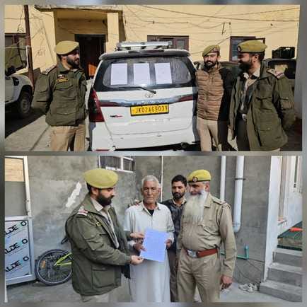 Avantipora Police Taken Action