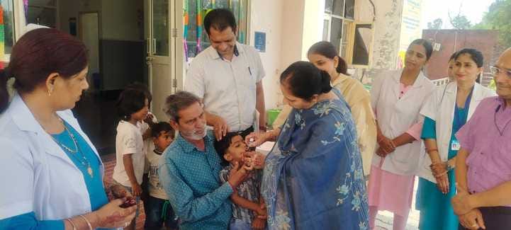 Medicine will be given to the children left out today and tomorrow
