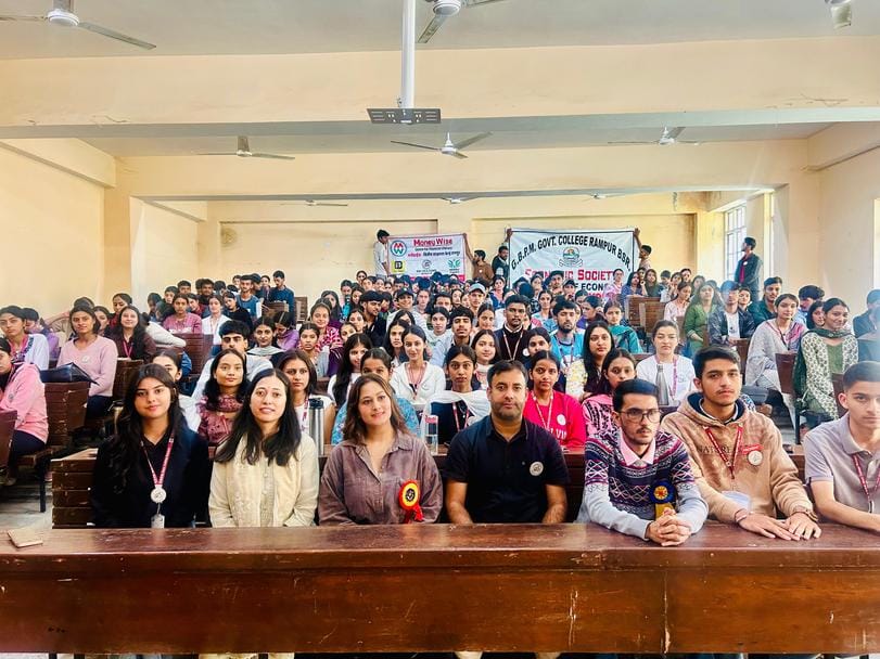 Economics Society of Government College Rampur organized a lecture