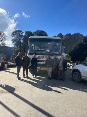 HRTC bus reaches Jalori Pass after 110 days
